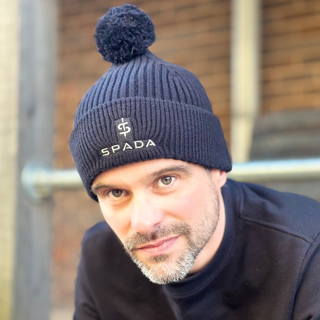 Spada Bobble Beanie Black