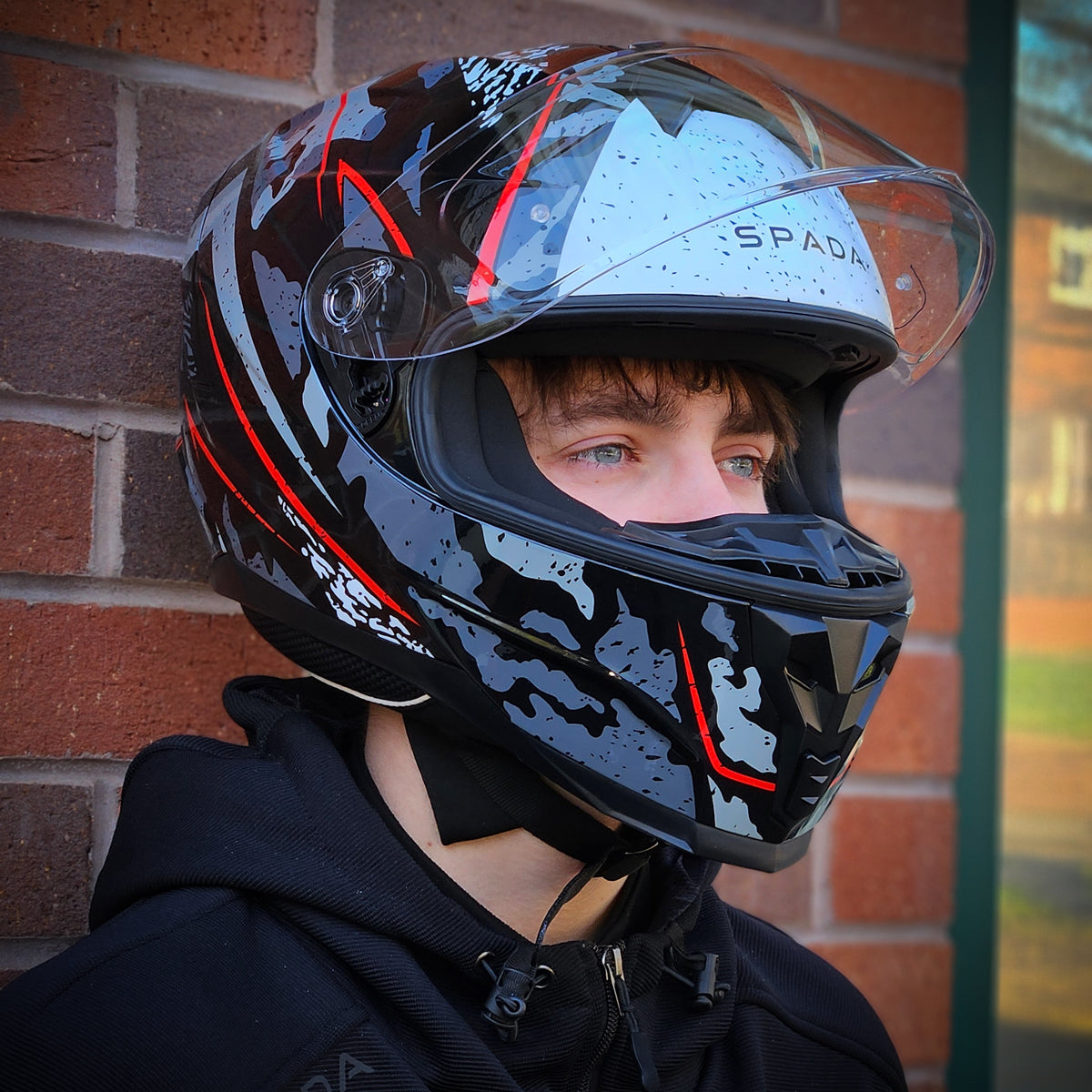 Spada Raiden 2 Meisai Red Helmet