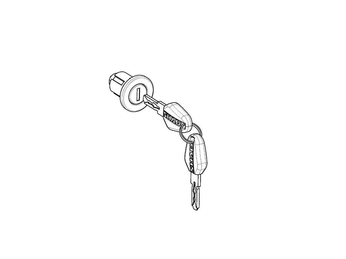Premium Lock And Black Key System Single