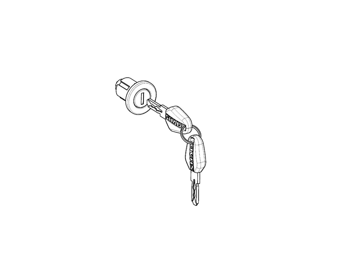 Premium Lock And Black Key System Single