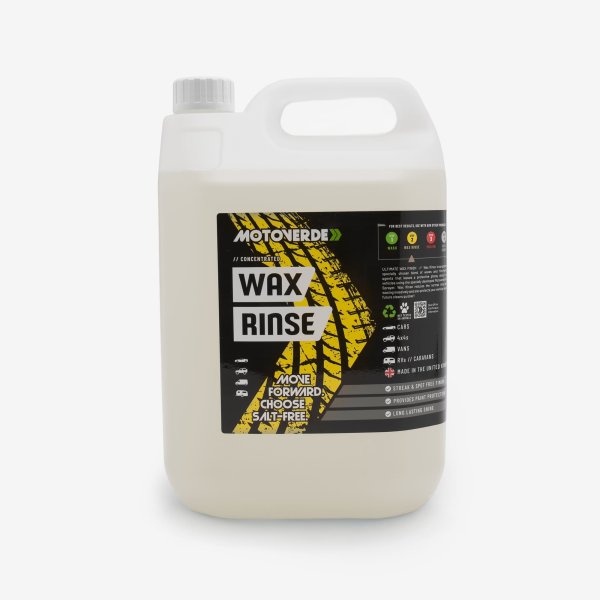 Motoverde Wax Rinse (Concentrated) 5 Litre for Motorcycle