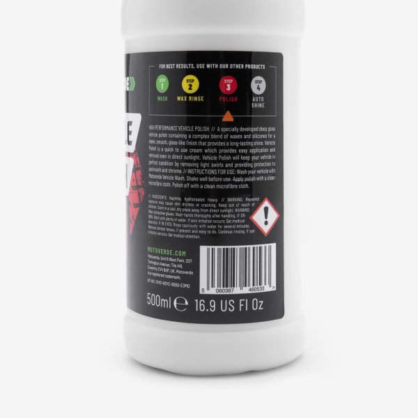 Motoverde Vehicle Polish 500ml for Motorcycle
