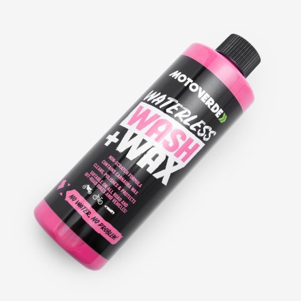 Motoverde Waterless Wash + Wax 500ml for Motorcycle