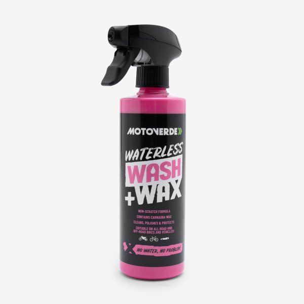 Motoverde Waterless Wash + Wax 500ml for Motorcycle