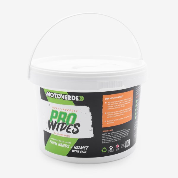 Motoverde Pro-Wipes 150 x Wipes for Motorcycle