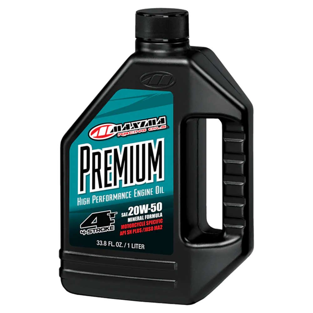 Premium 4 20W50 4T Petroleum Base 1 Litre - 220052 - Image 01