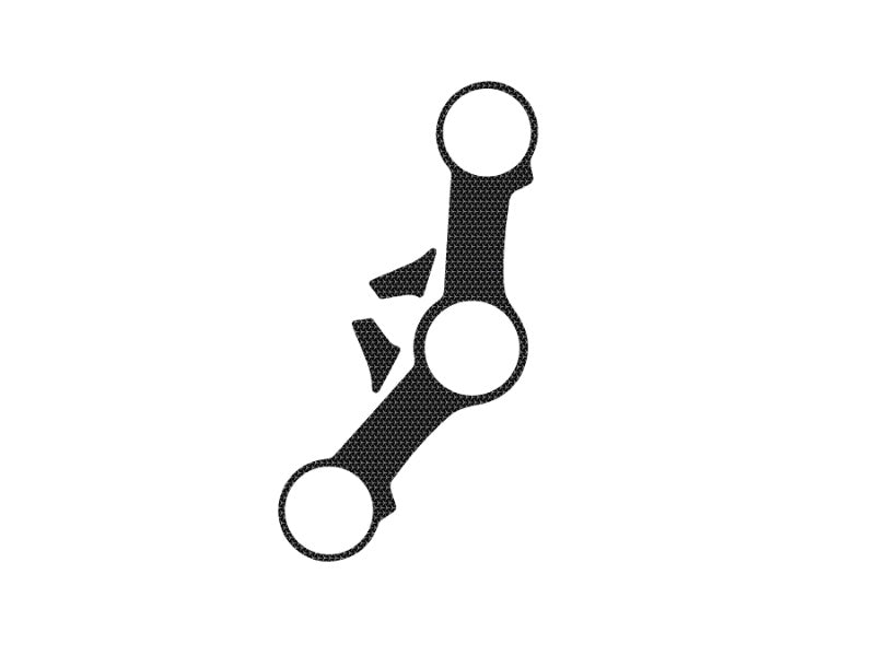 Puig Naked Yoke Protector (Grey)