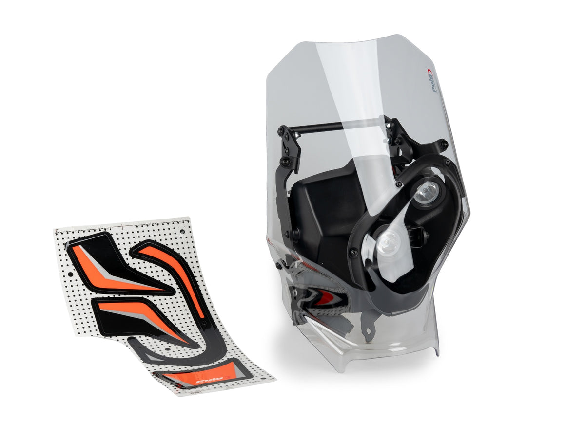 Puig Rally Sport Semifairing And Screen (Clear)