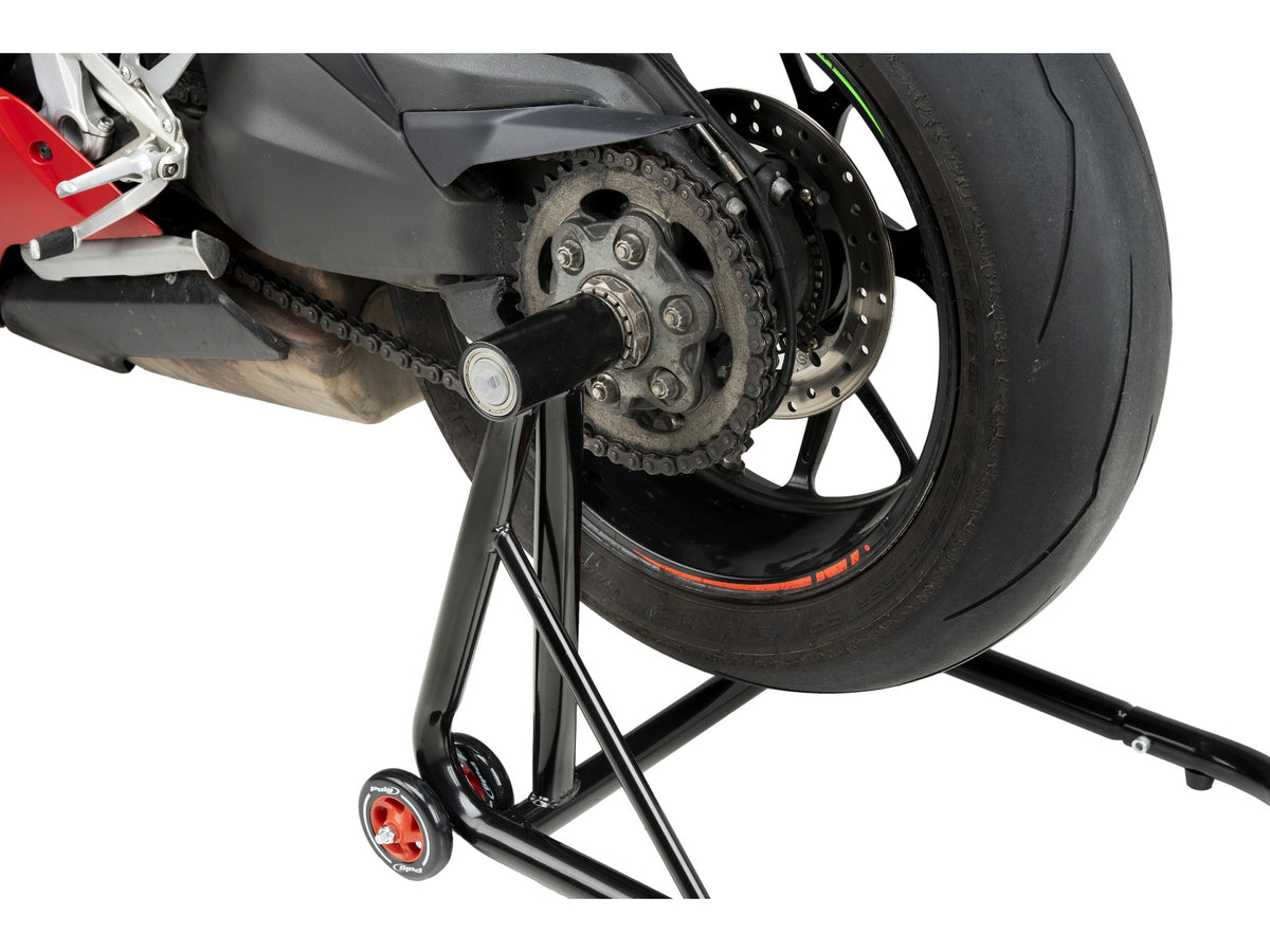 Puig Left Single Swing Arm Stand (Black)