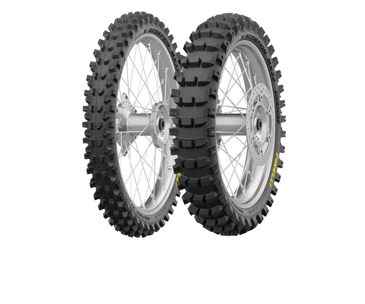 Scorpion MX32 Front Tyre Mid/Soft 70/100-19 - 310023 - Image 01