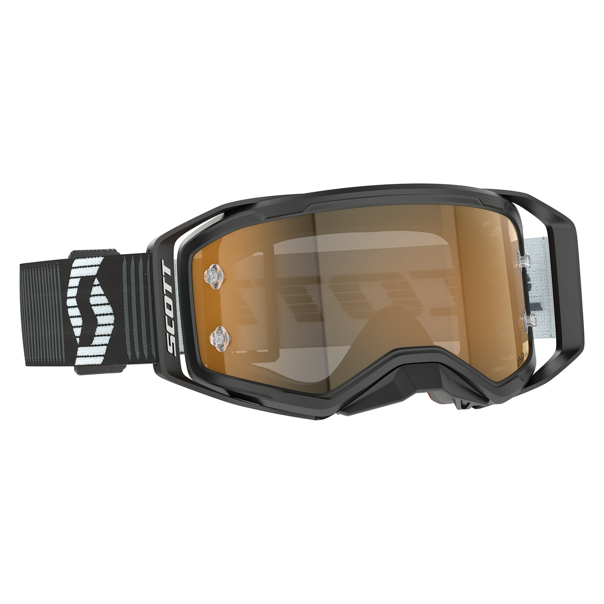 Prospect 2.0 AMP Chrome Black / White MX Goggle - 390001GLD - Image 01