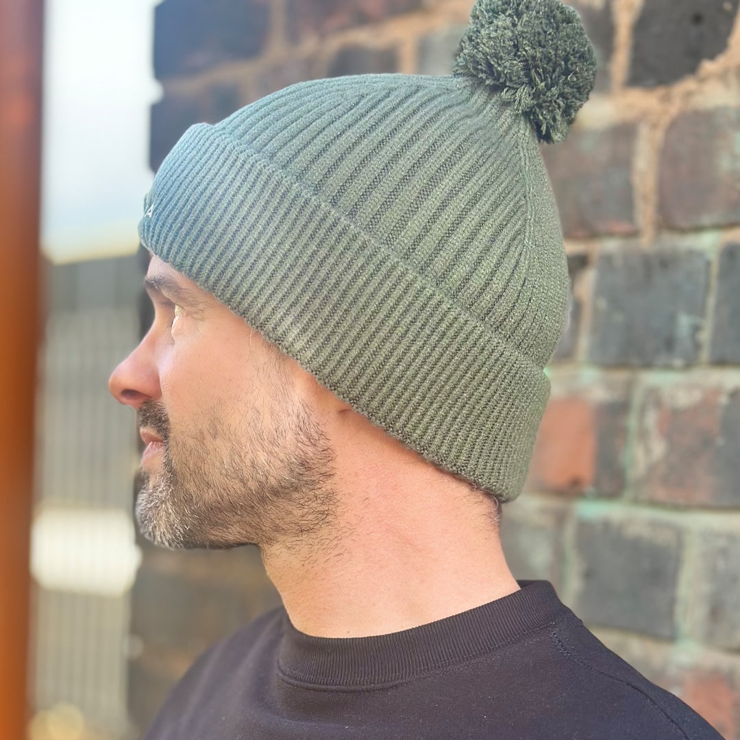 Spada Bobble Beanie Olive