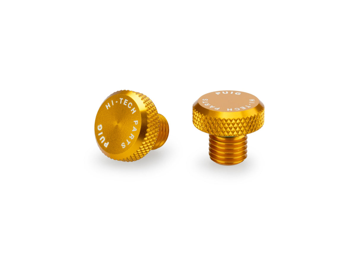 Mirror Hole Screw Plug - Gold
