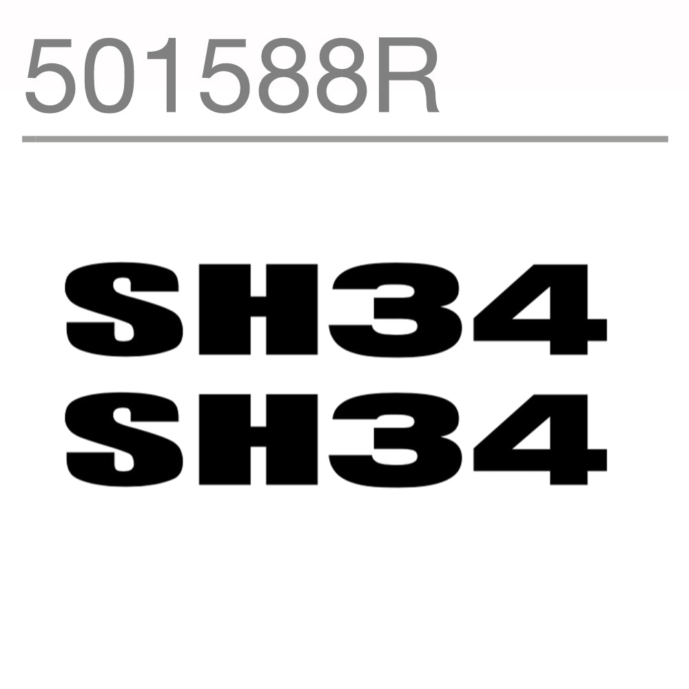 SH34 Replacement Sticker