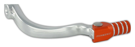 BikeTek MX Alloy Gear Lever With Orange Tip - #M10