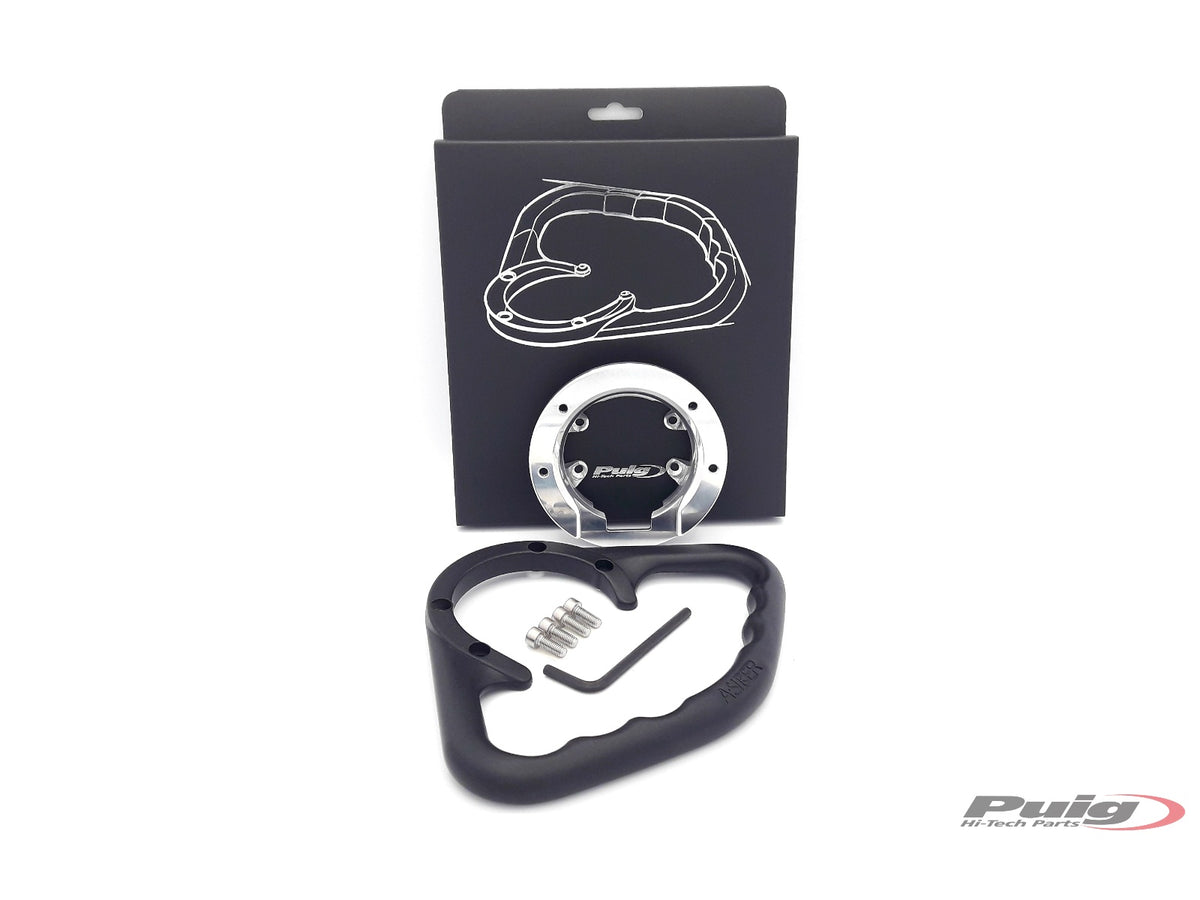Fuel Tank Pillion Hand Grips - Black