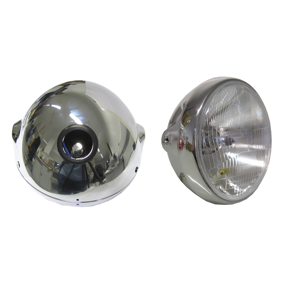 Headlight Round Chrome Complete Universal 7" - 610665 - Image 01