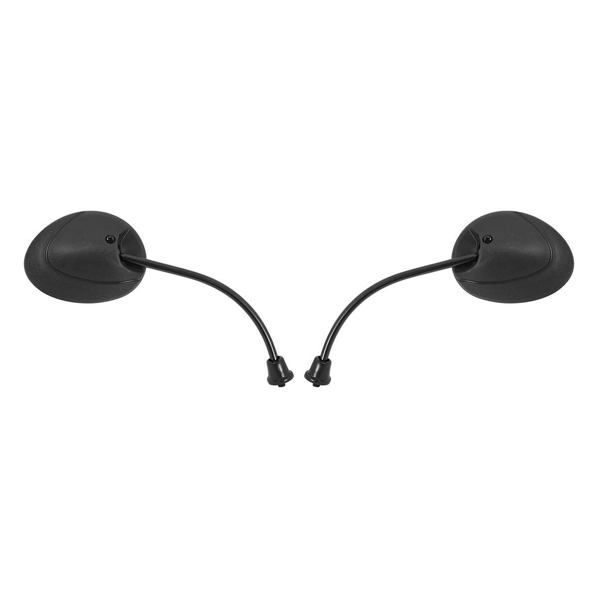 Mirrors 8mm Black Round L & R Piaggio Zip - 611401 - Image 01