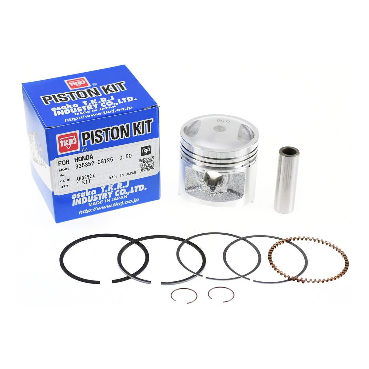 Piston Kit CB CG CLR CT SL TL XL125 - 620343050 - Image 01