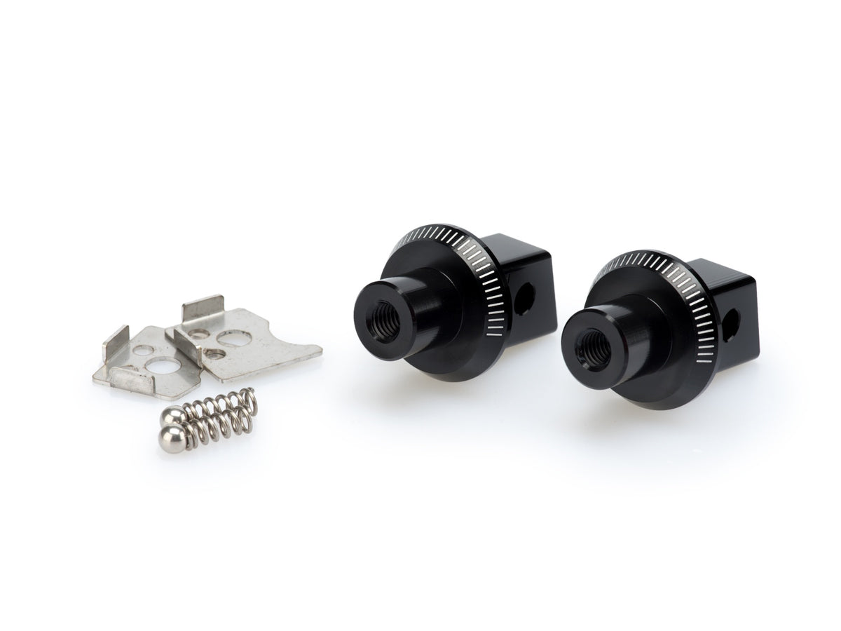 Puig Pillion Footpeg Adaptors (Black)