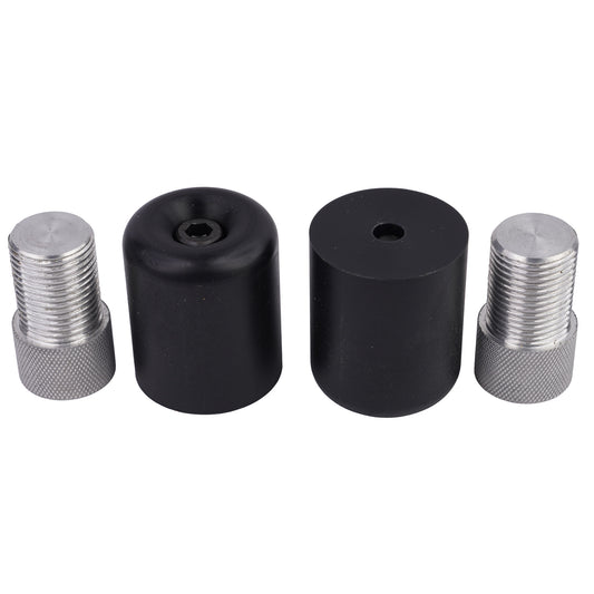 Biketek Bar-End Sliders Black Stp Yamaha YZF-R6 98>