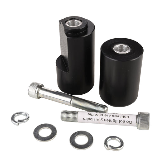 BikeTek Black STP Crash Protector For Yamaha R1 15-20, R1 M 15-20