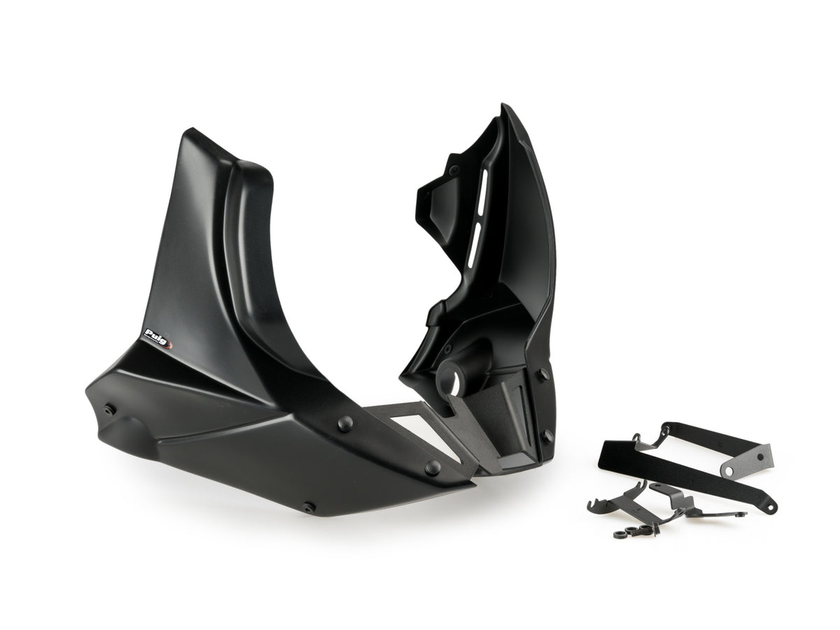 Belly Pan / Engine Spoiler - Matt Black