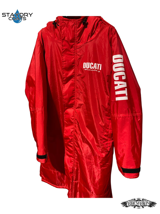 Ducati Stay Dry Robe Coat – Stylish, Waterproof