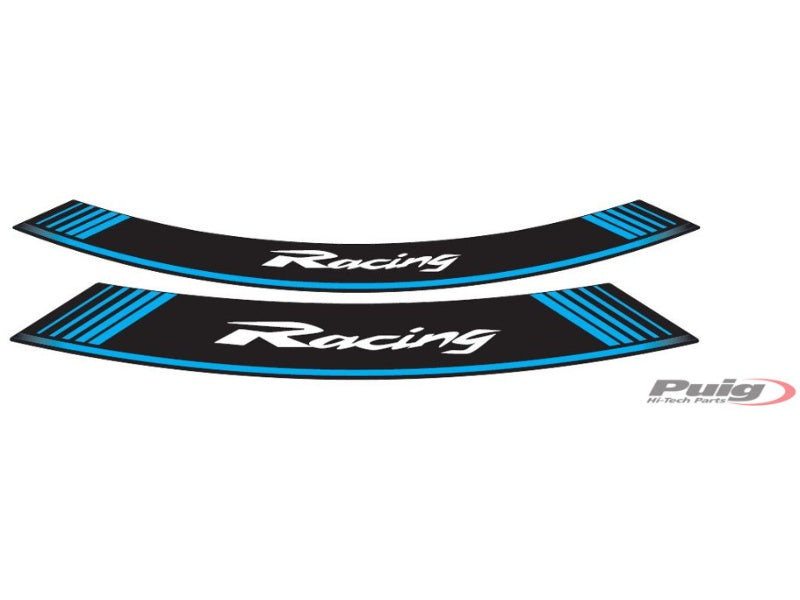 Wheel Rim Stickers - Blue