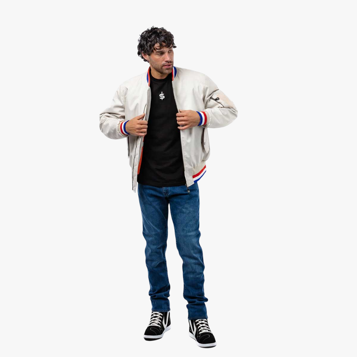 Spada Airforce MA1 Royale CE WP Bomber Jacket Ivory