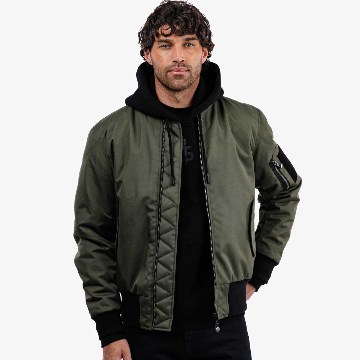 Spada Airforce MA1 CE WP Bomber Jacket Olive