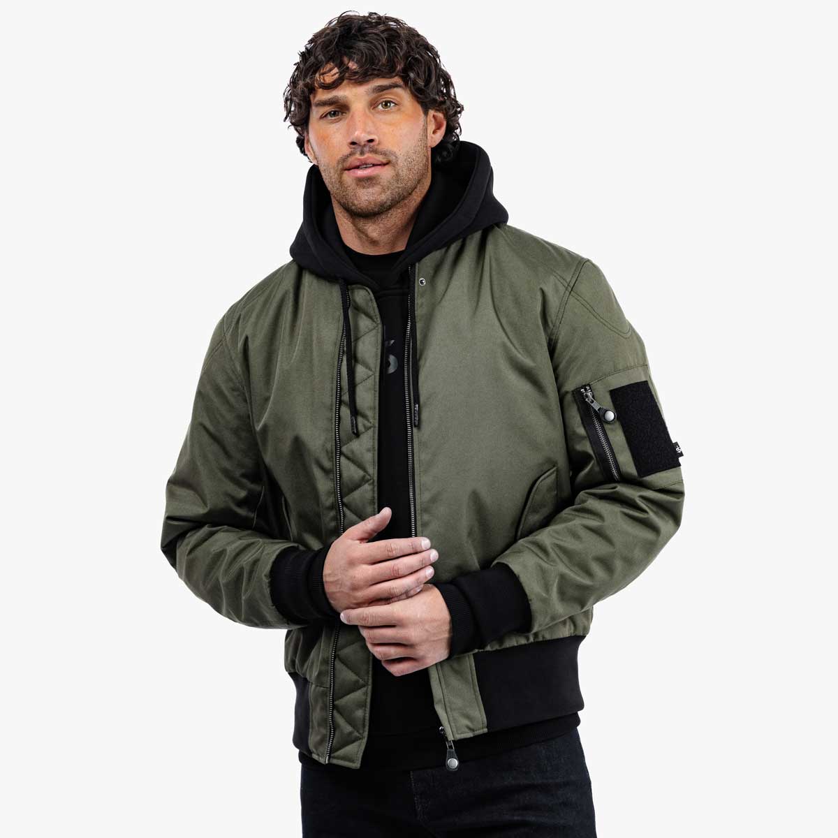 Spada Airforce MA1 CE WP Bomber Jacket Olive