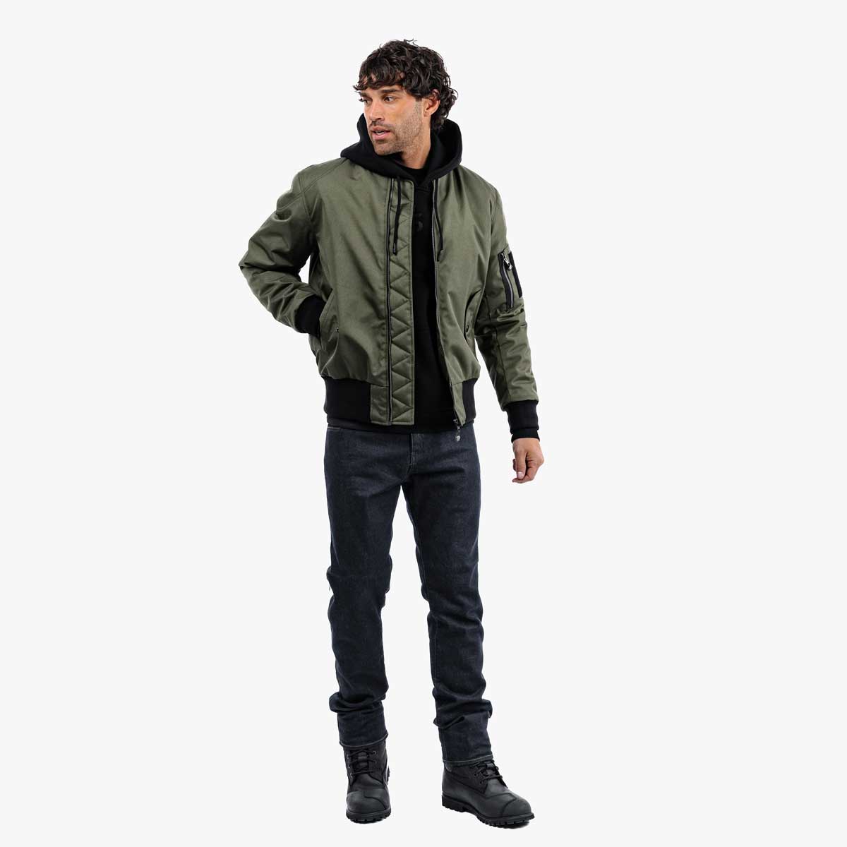 Spada Airforce MA1 CE WP Bomber Jacket Olive