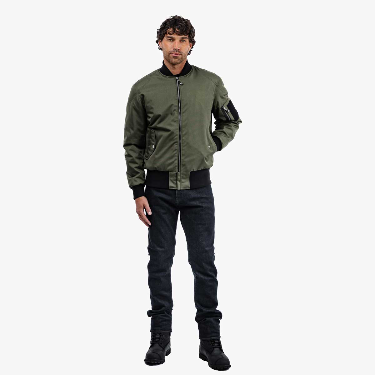 Spada Airforce MA1 CE WP Bomber Jacket Olive