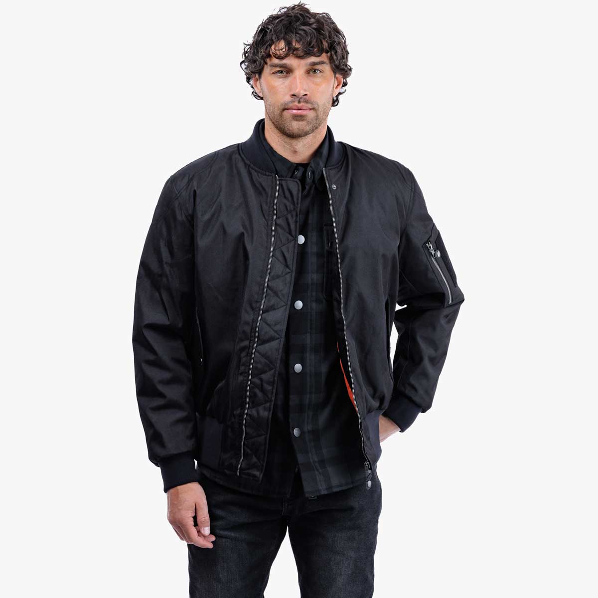 Spada Airforce MA1 CE WP Bomber Jacket Black