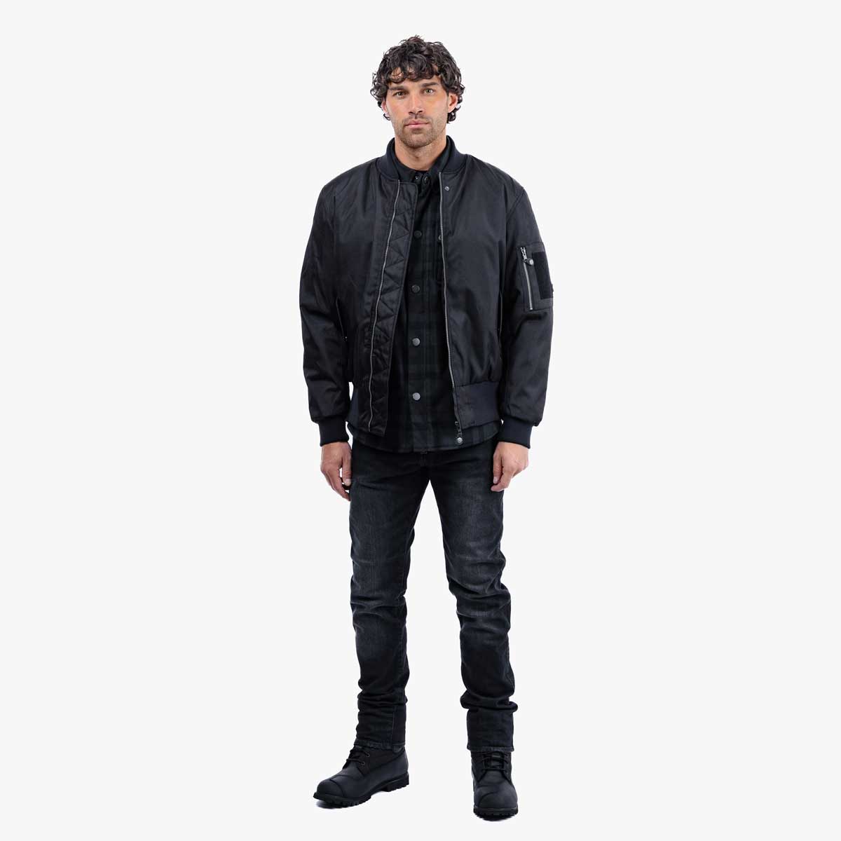 Spada Airforce MA1 CE WP Bomber Jacket Black