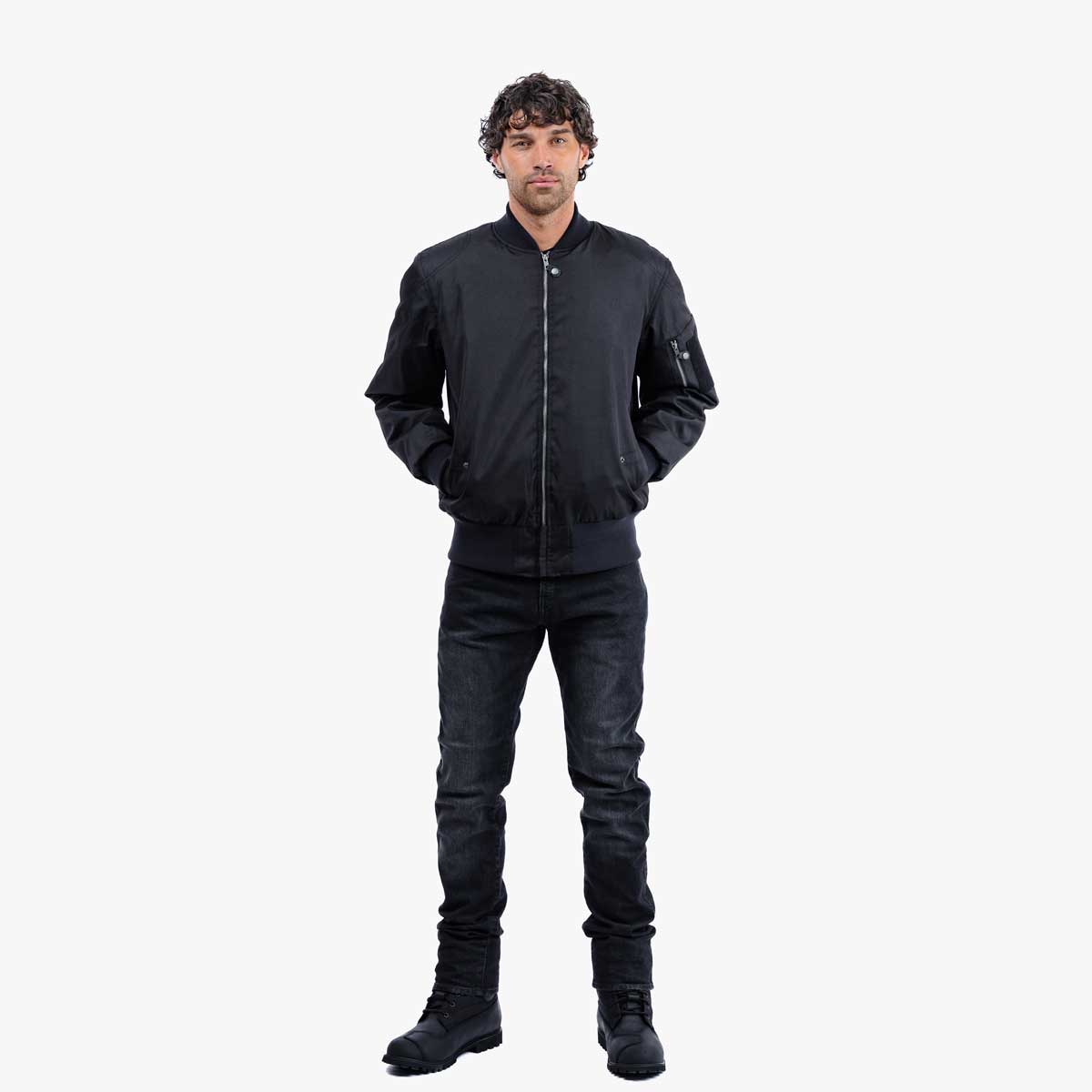 Spada Airforce MA1 CE WP Bomber Jacket Black