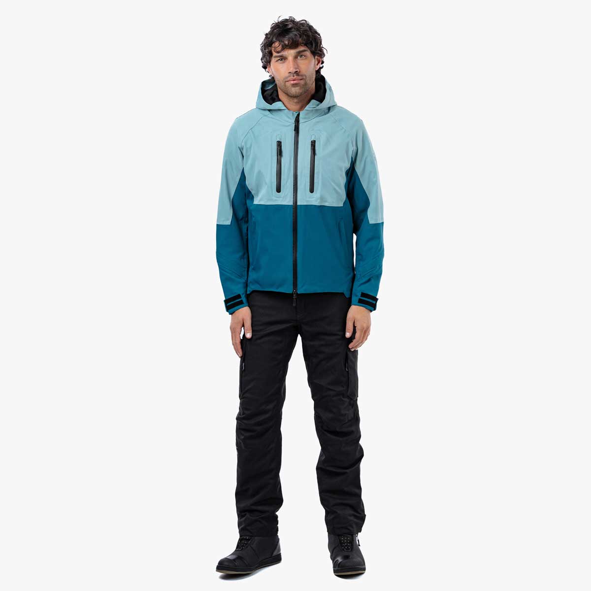 Spada Joe CE WP Jacket Smoke/Coral Blue
