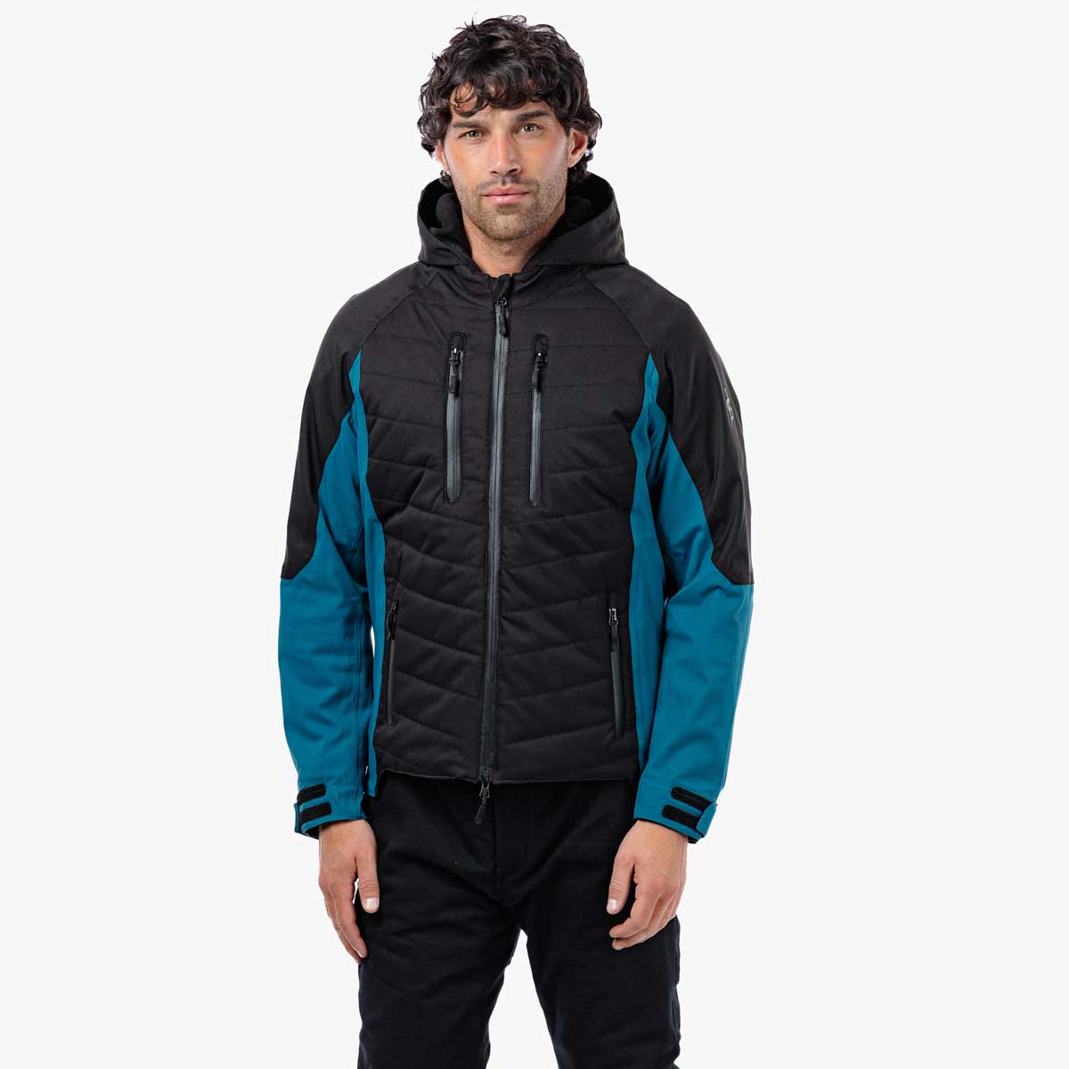 Spada Tino CE WP Quilted Jacket Black/Coral