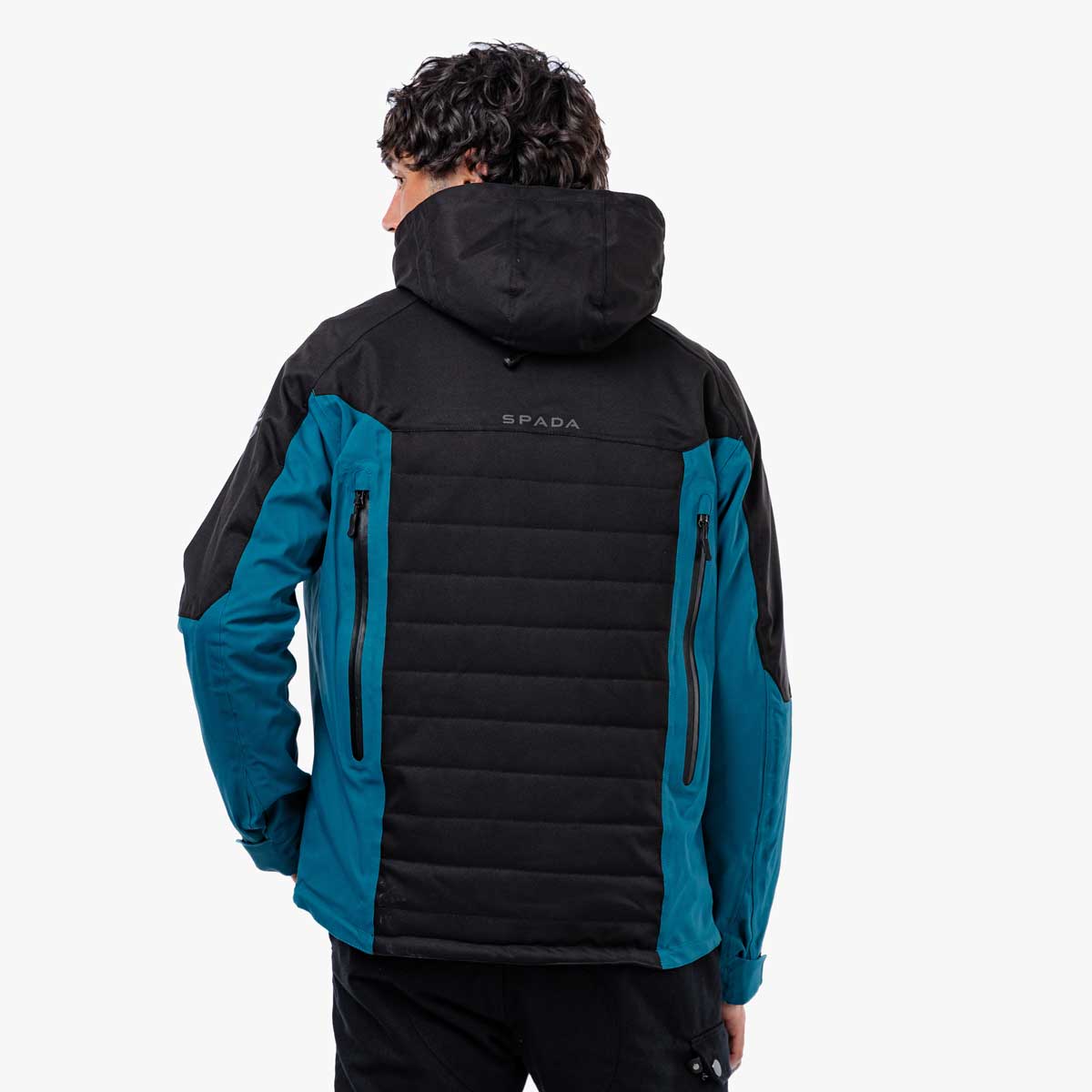 Spada Tino CE WP Quilted Jacket Black/Coral