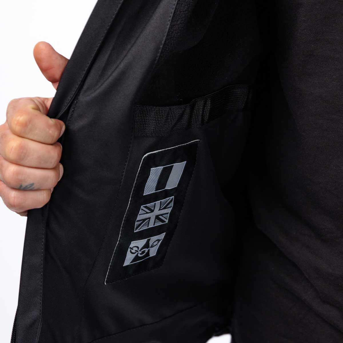 Spada Tino CE WP Quilted Jacket Black/Coral