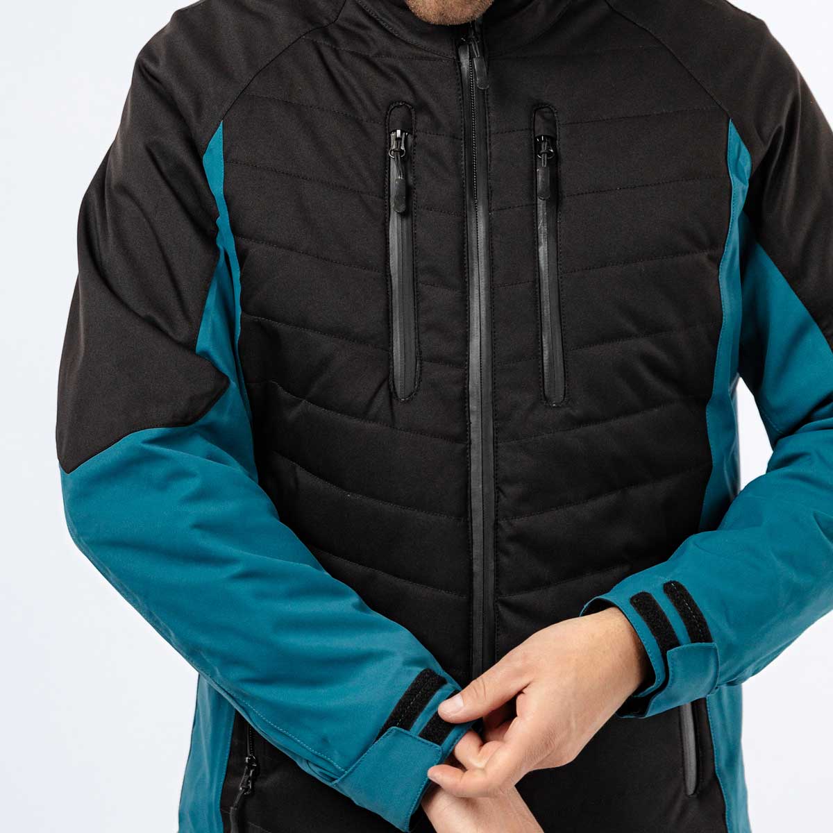 Spada Tino CE WP Quilted Jacket Black/Coral