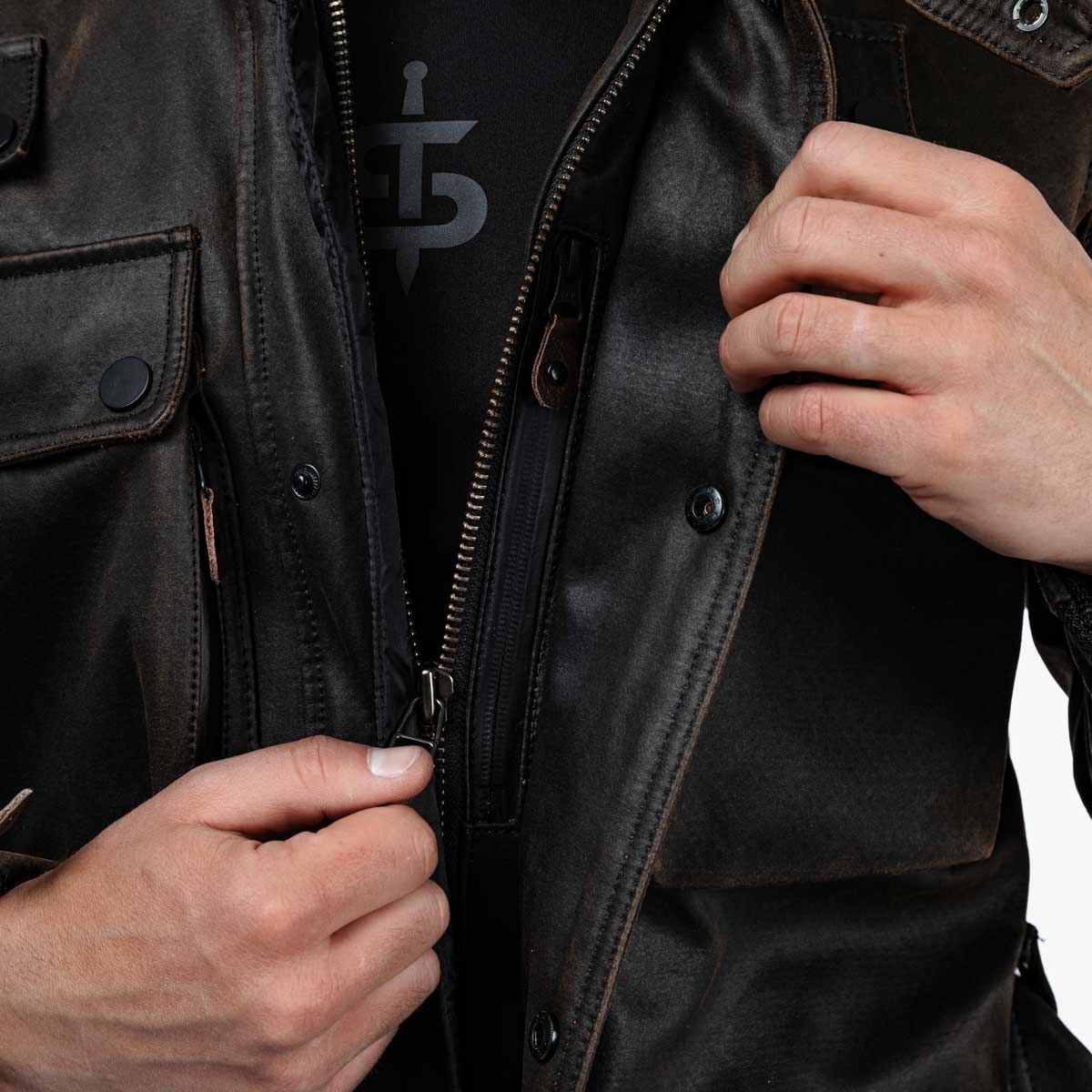 Spada Crossguard CE WP Jacket Walnut