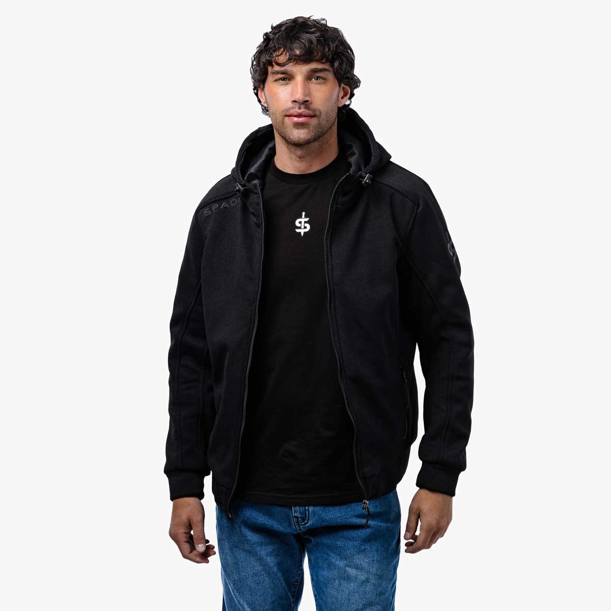 Spada Blade Zip CE Hoodie Black