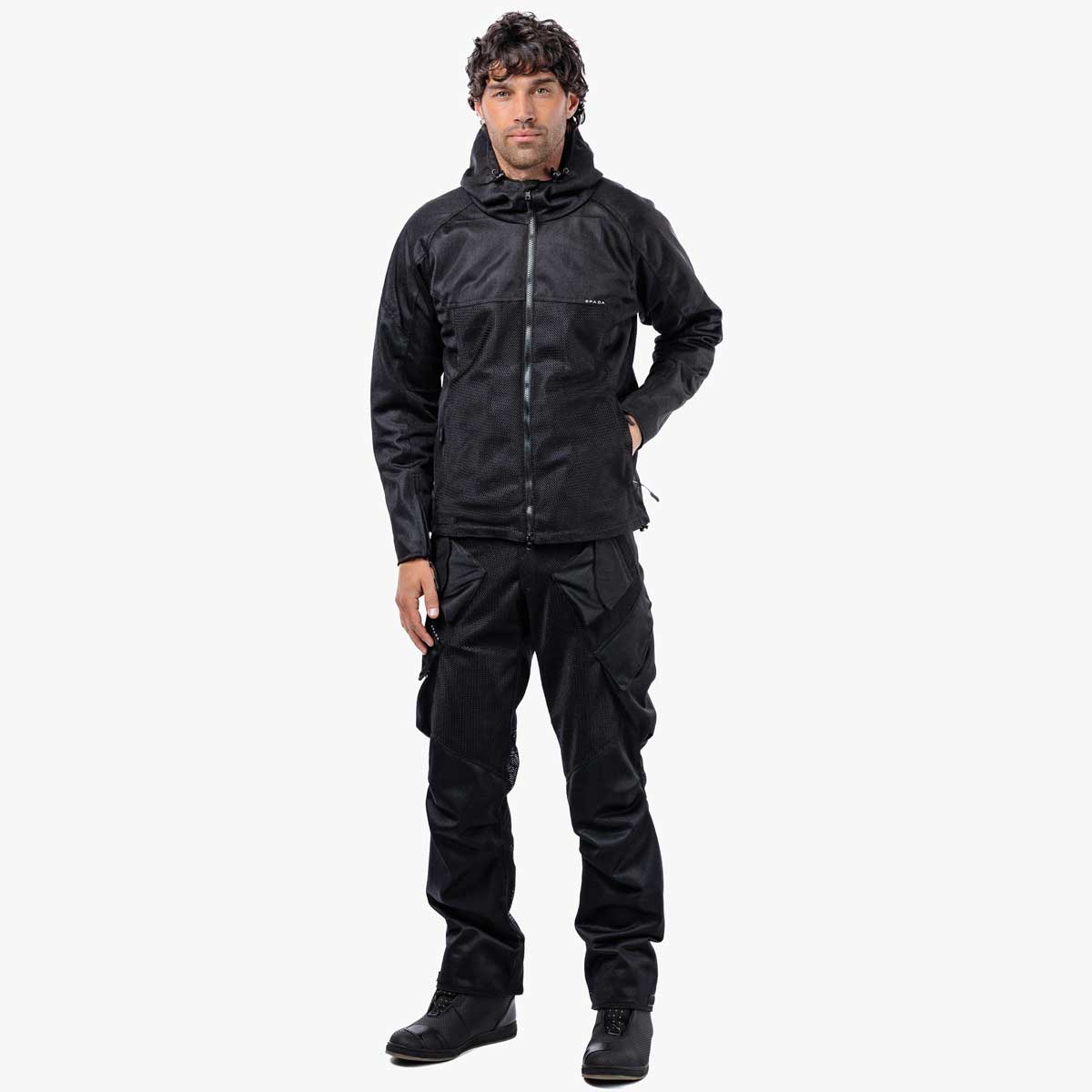Spada Hooded Air CE Jacket Black