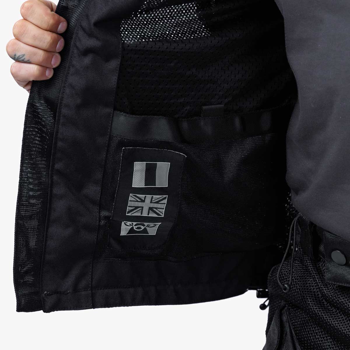 Spada Hooded Air CE Jacket Black