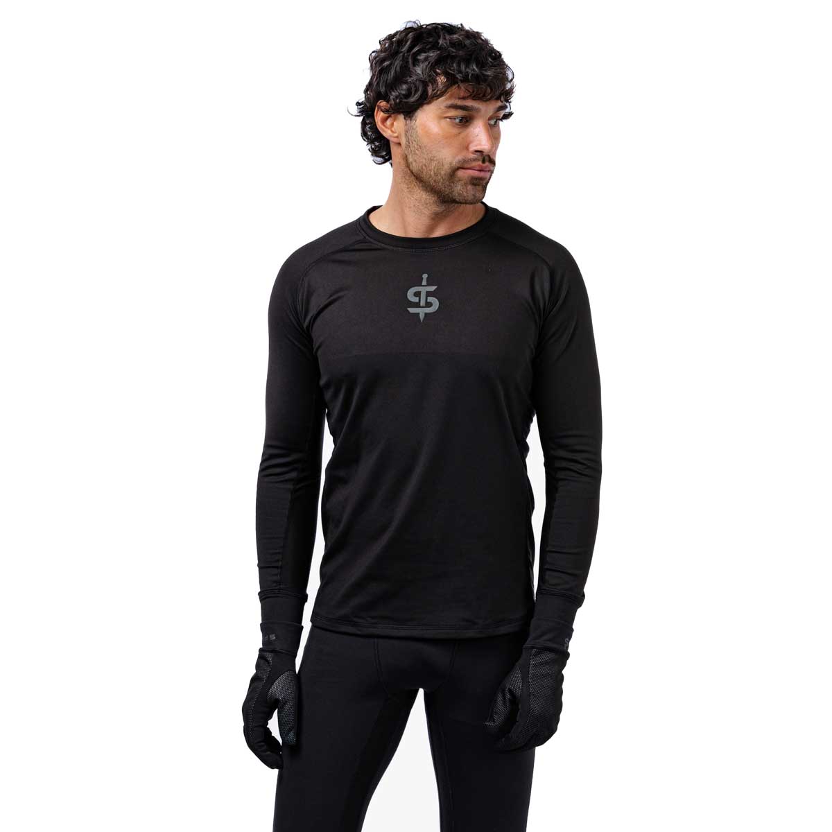 Spada Crucible Baselayer Crew LS Black