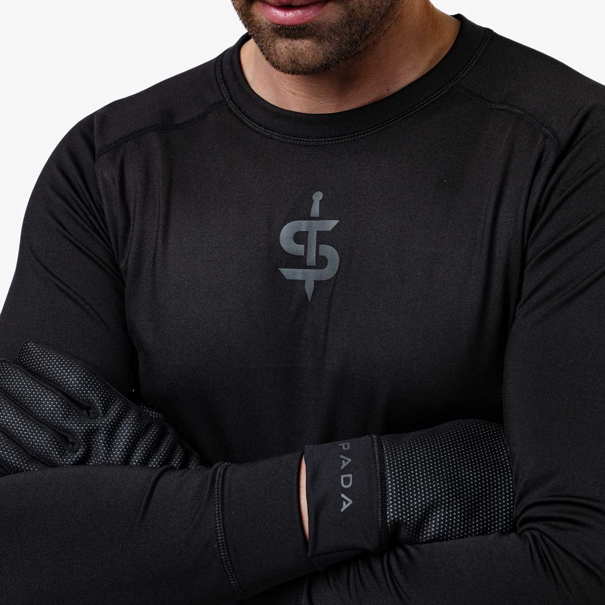 Spada Crucible Baselayer Crew LS Black