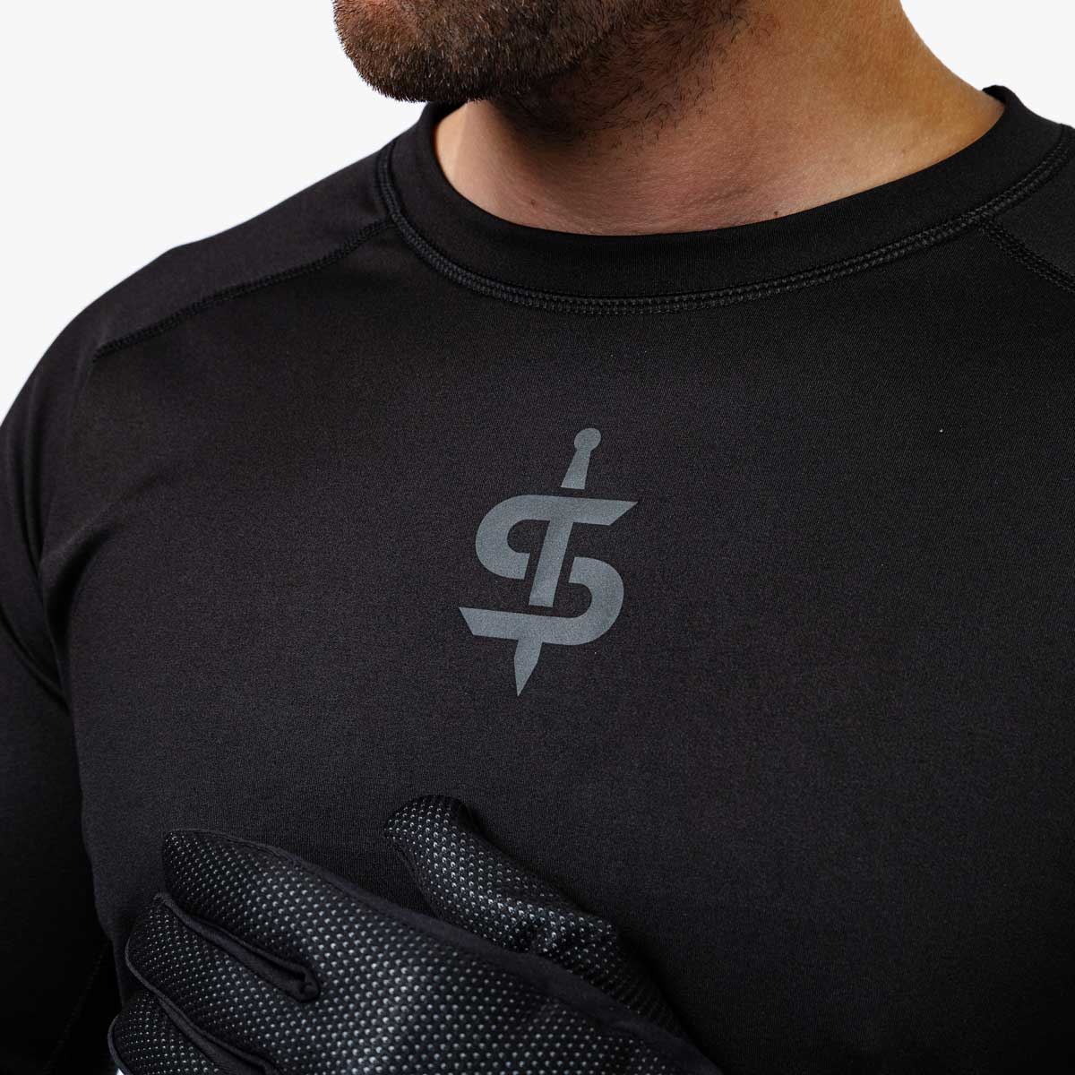 Spada Crucible Baselayer Crew LS Black