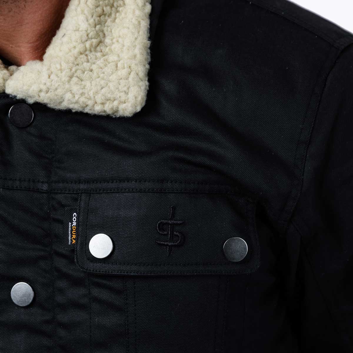 Spada Temper Trucker CE Jacket Black/Tan